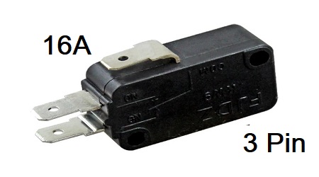 Rice Cooker’s Spare Parts Micro Switch 3 Pin 16Amps